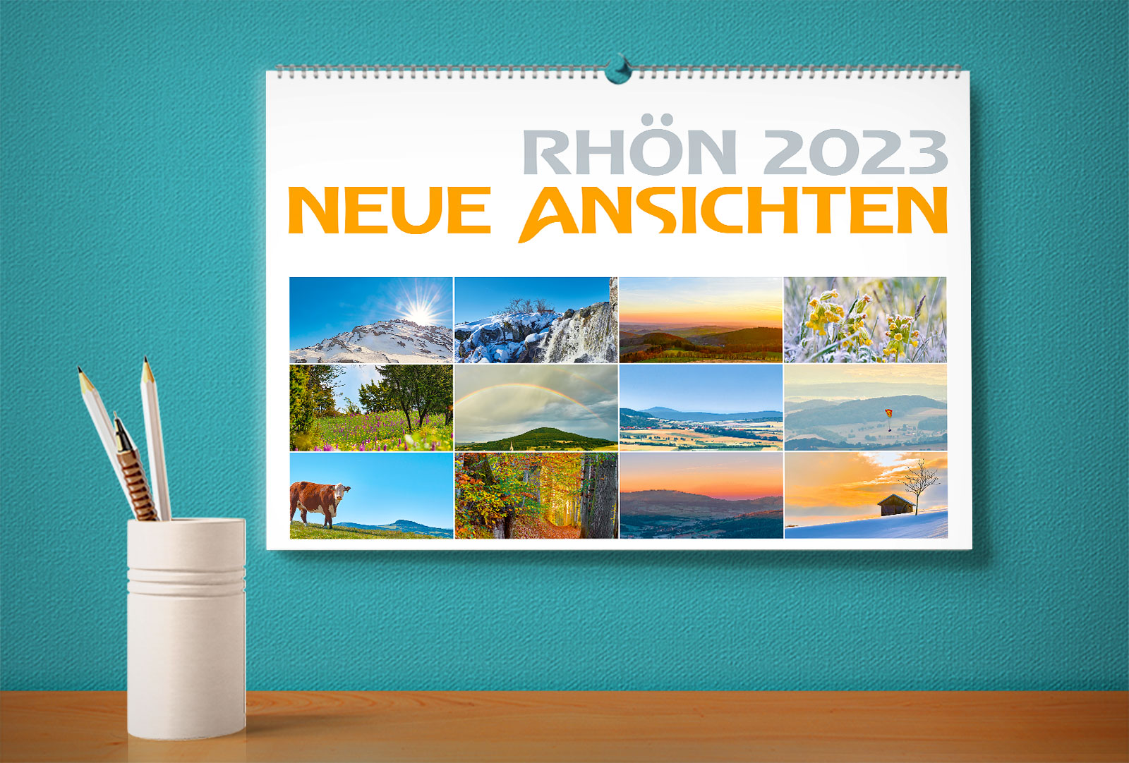 Kalender „Rhön 2023 – Neue Ansichten“ jetzt im Handel # Biosphärenreservat Rhön © Karin Anne Schöbel, Verlag Neue Ansichten, Gersfeld