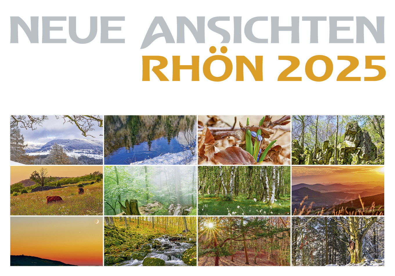 Titelblatt des Kalenders „Rhön 2025 _ Neue Ansichten“ 